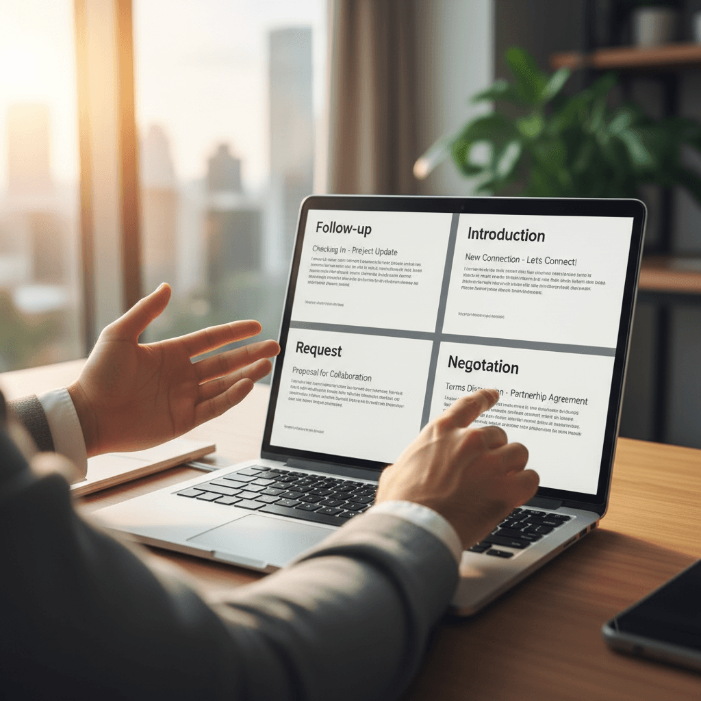 Multiple email types generated by MailAI